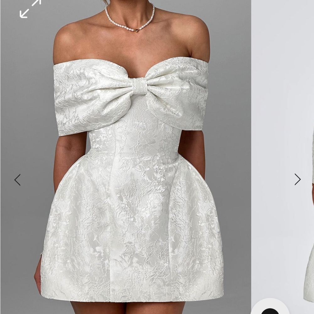 RAQUEL MINI DRESS - IVORY